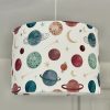 moon lampshade on ceiling