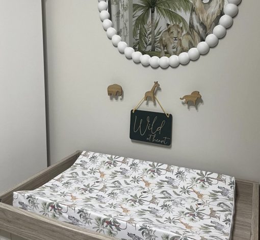 safari jungle wedge changing mat