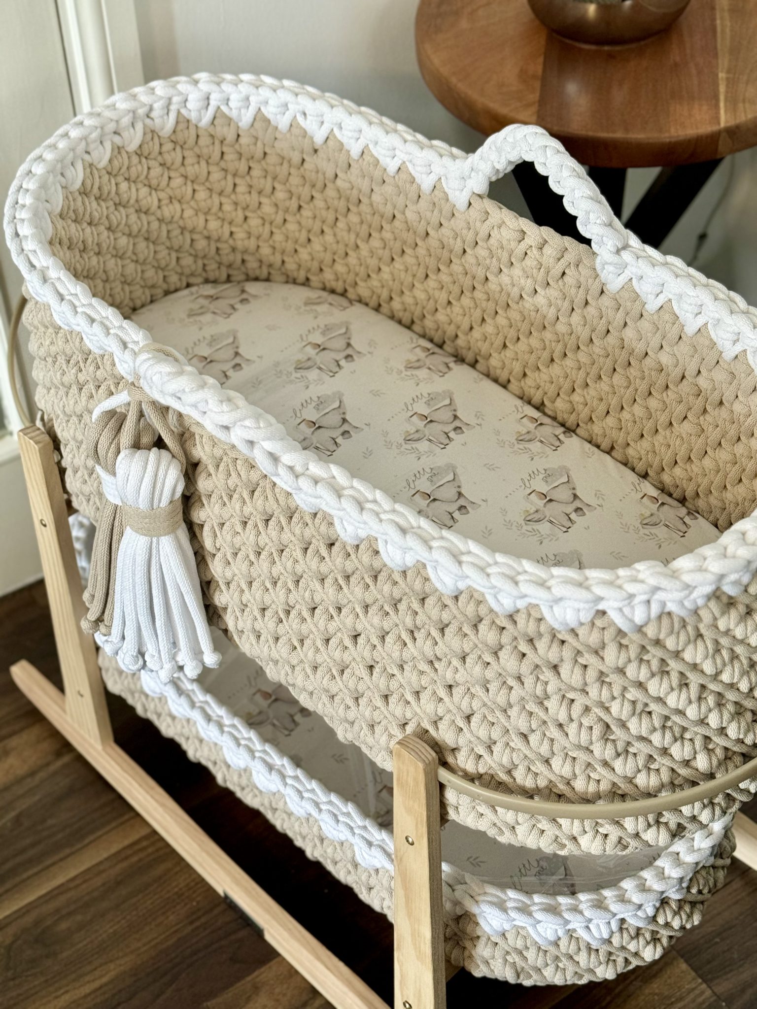 Infinity Crochet Moses Basket - Three Little Cubs