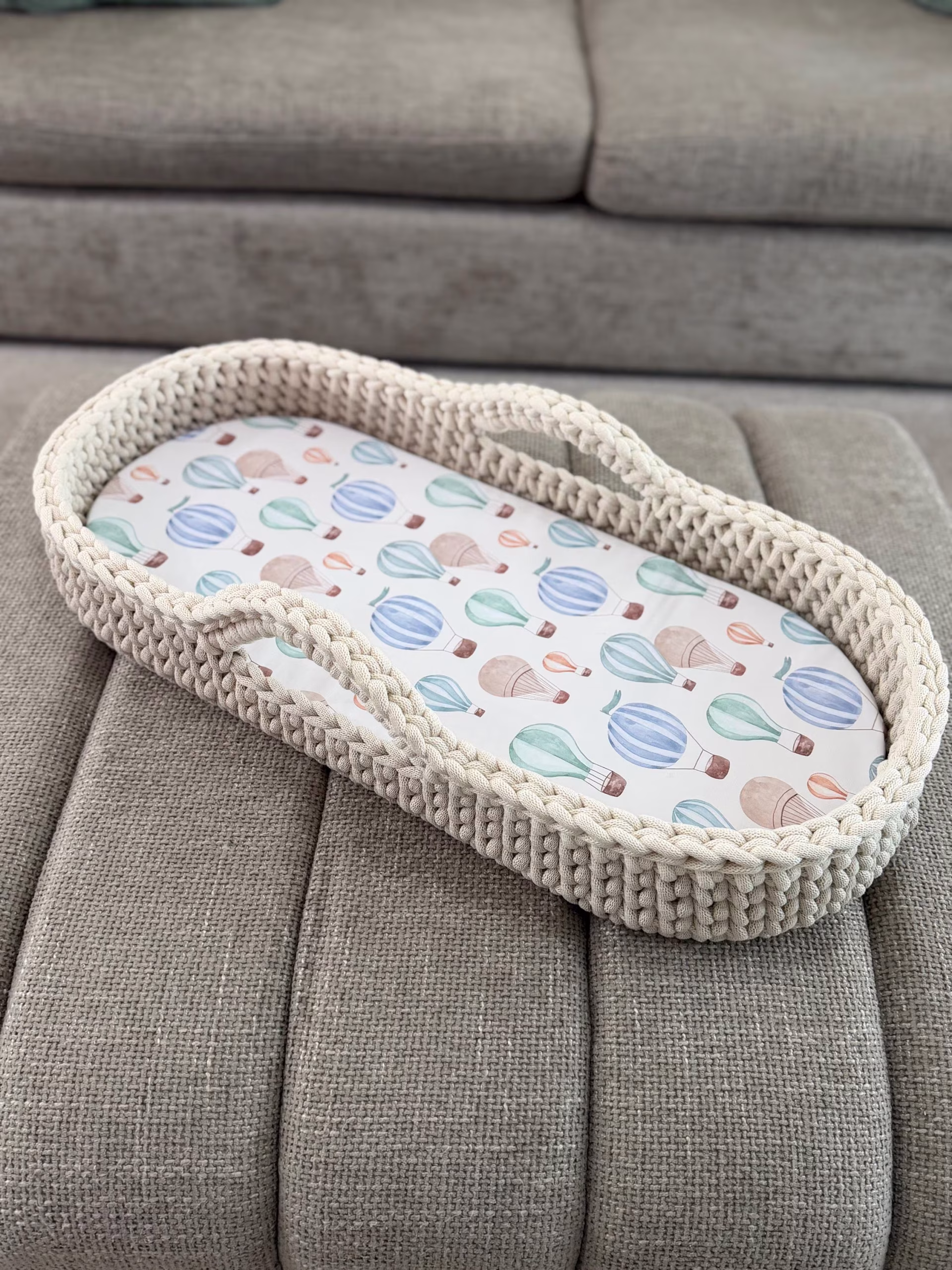 Classic Crochet Changing Mat Basket Pattern