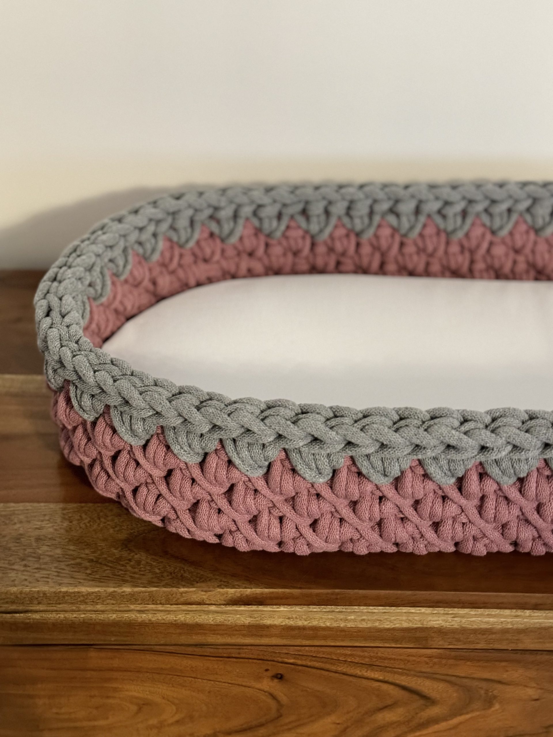 Changing Basket Crochet Base and Changing Mat - Image 3