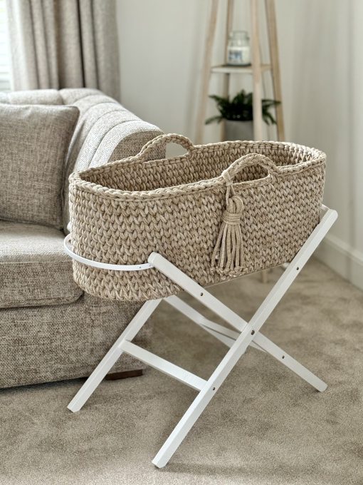 cappuccino crochet moses basket