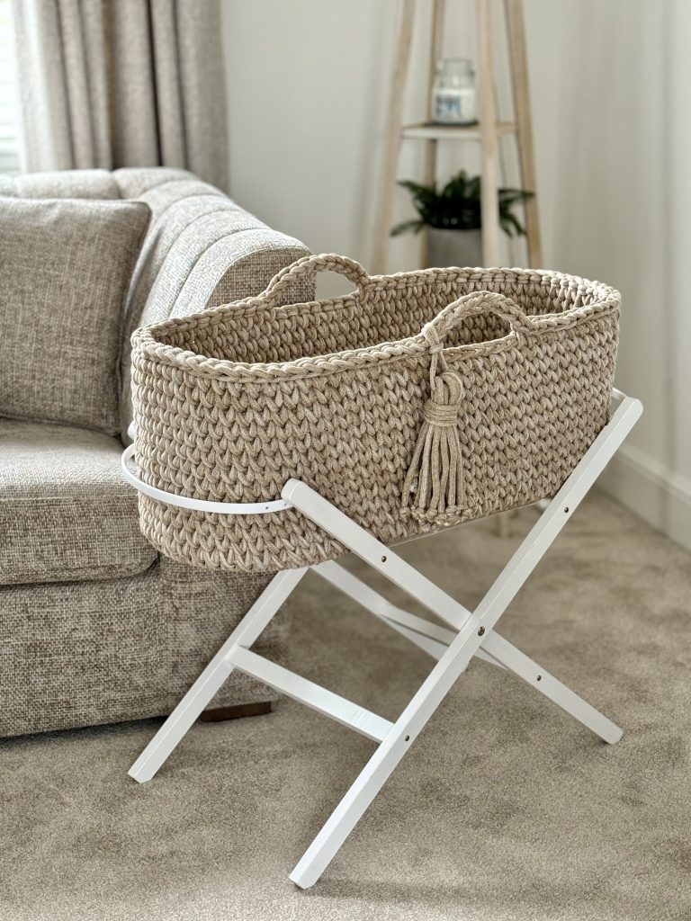 Home Of The Crochet Moses Baskets and Handmade Nursery Accessories ...