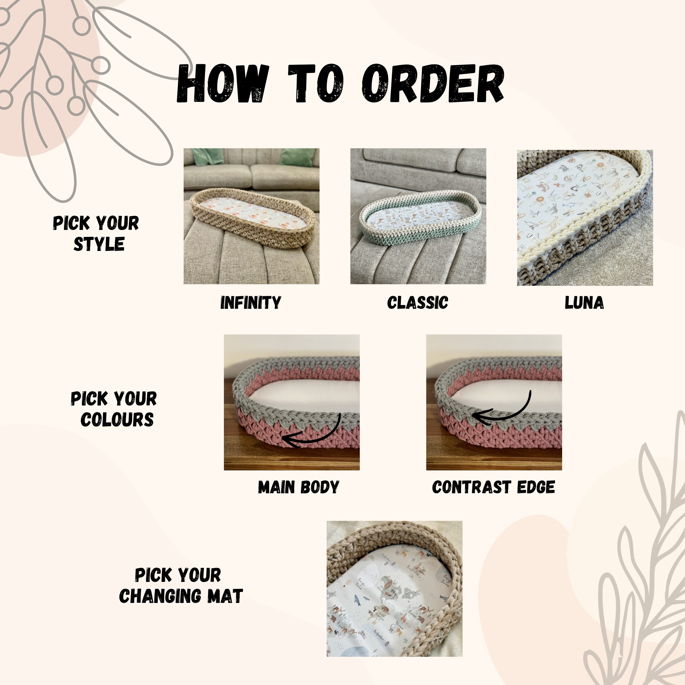 Crochet Changing Basket Kits - Image 2