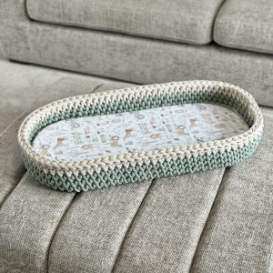 Crochet Baby Changing Basket