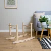 Clair De Lune Rocking Moses Basket Stand in White