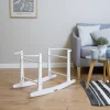 Clair De Lune Rocking Moses Basket Stand in White