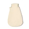 Cream organic cotton sleeping bag - back view