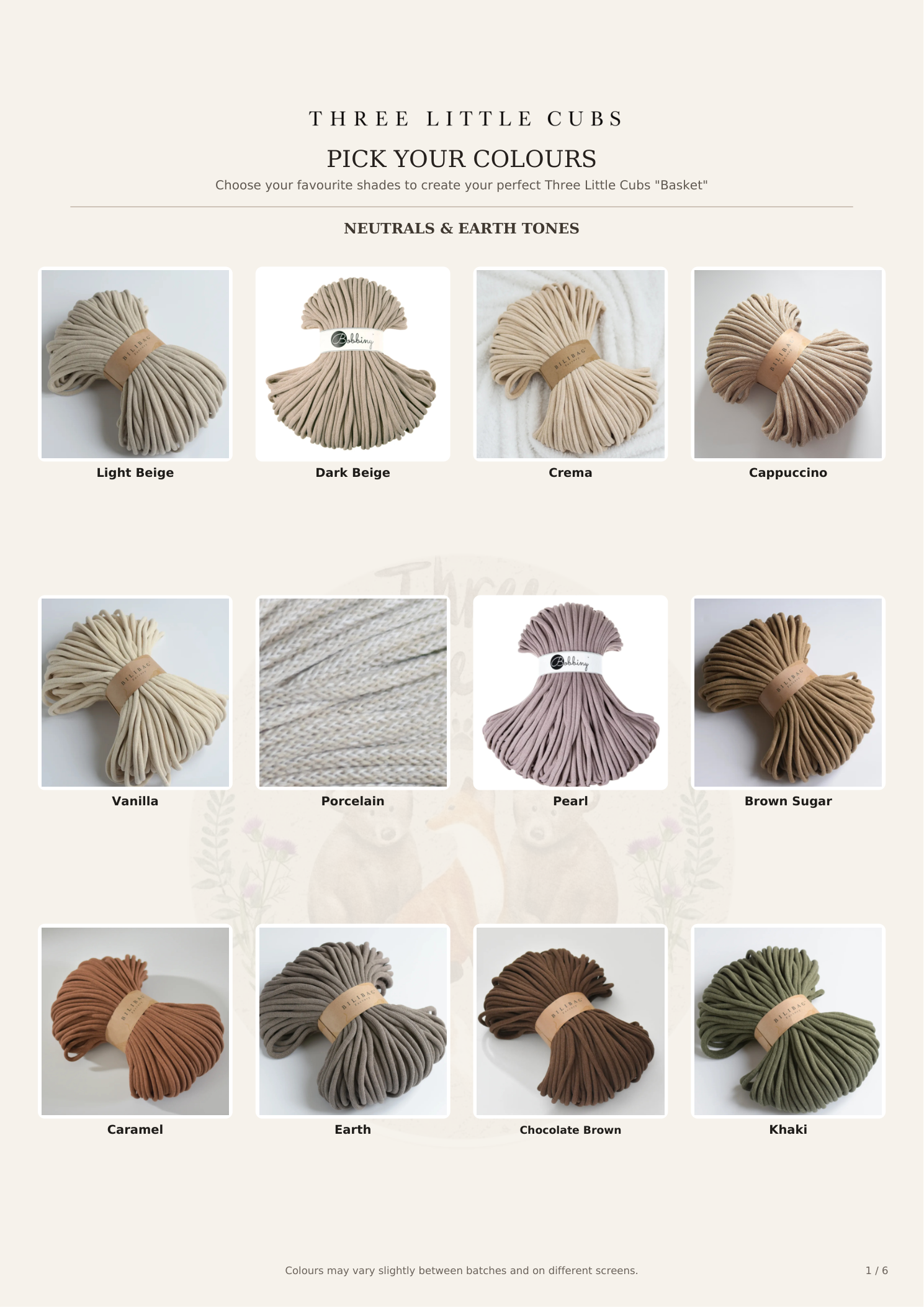 Colour Chart for hooded crochet moses basket