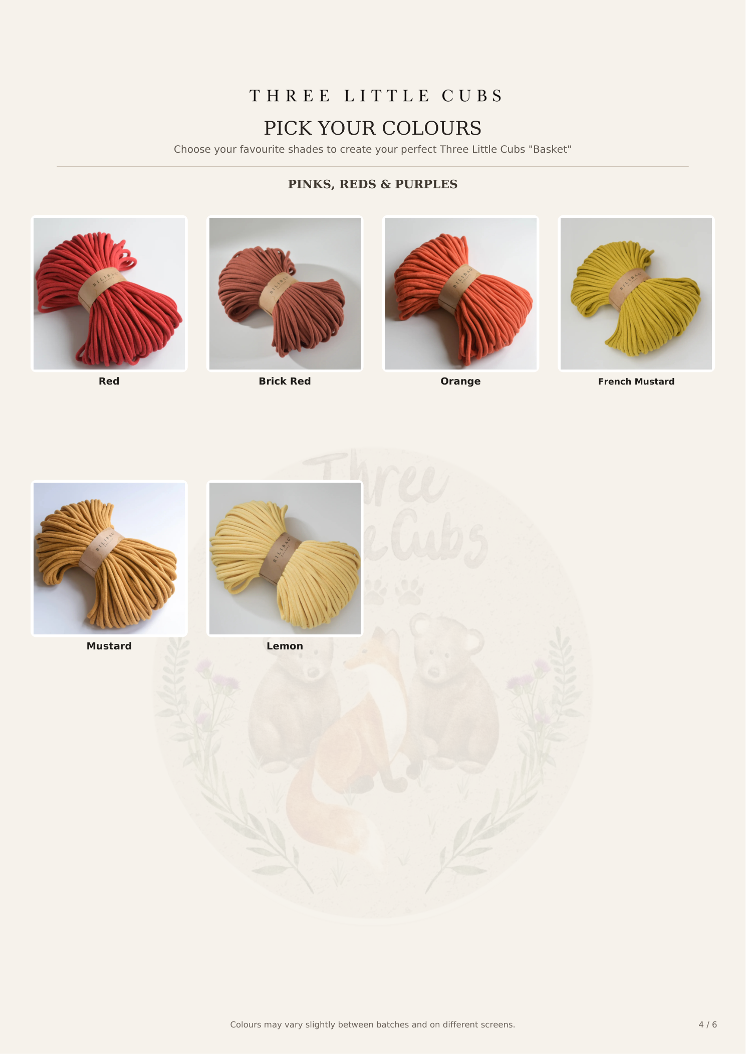 Colour Chart for hooded crochet moses basket