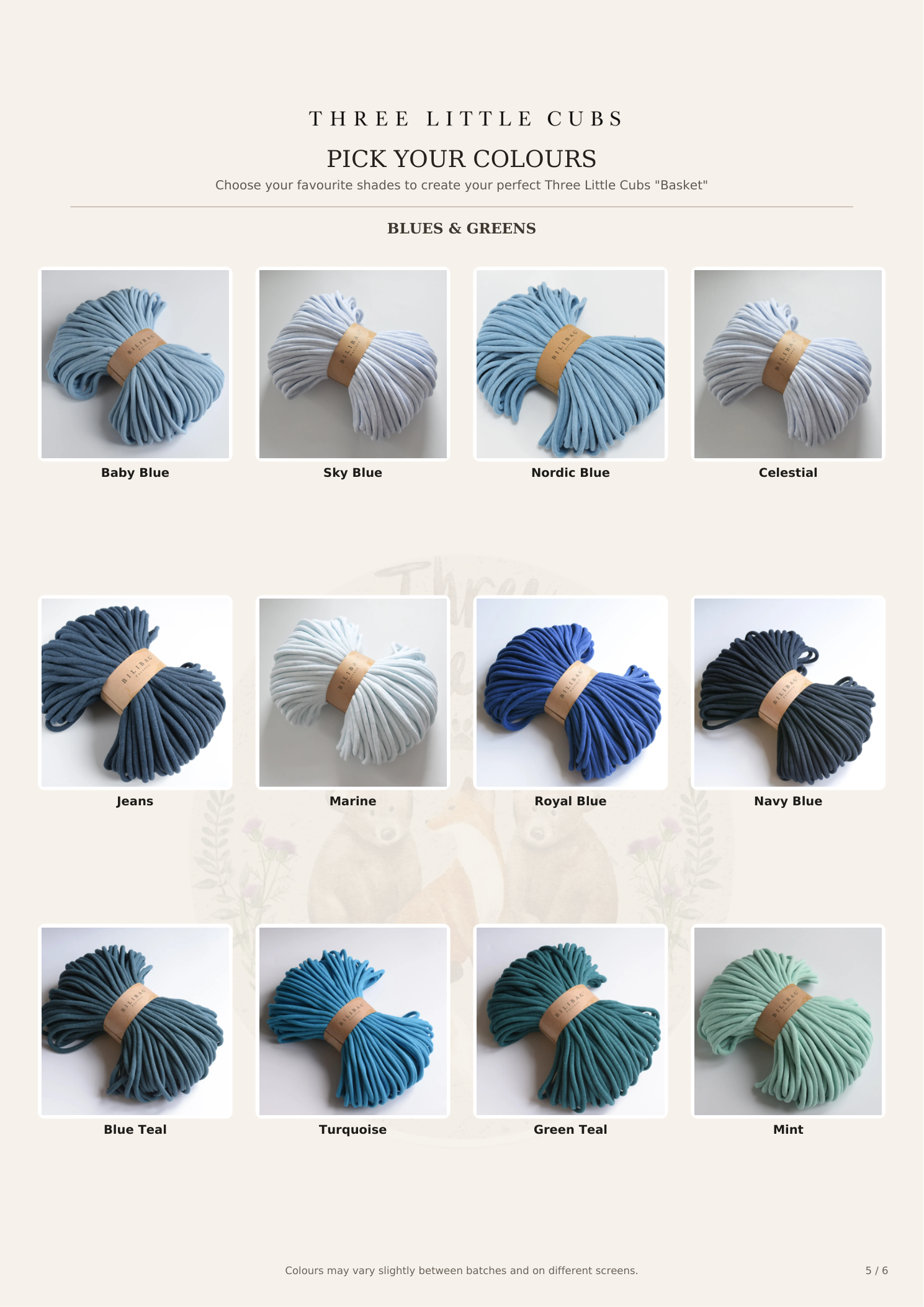 Colour Chart for hooded crochet moses basket